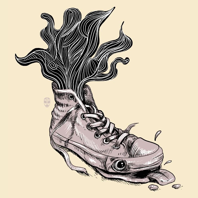 Müder Sneaker
