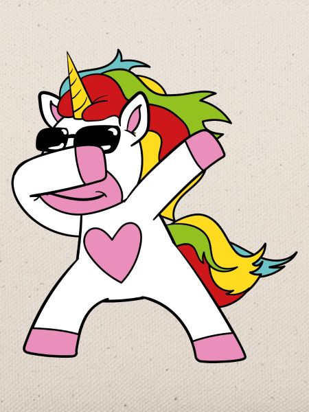 Dabbing Einhorn