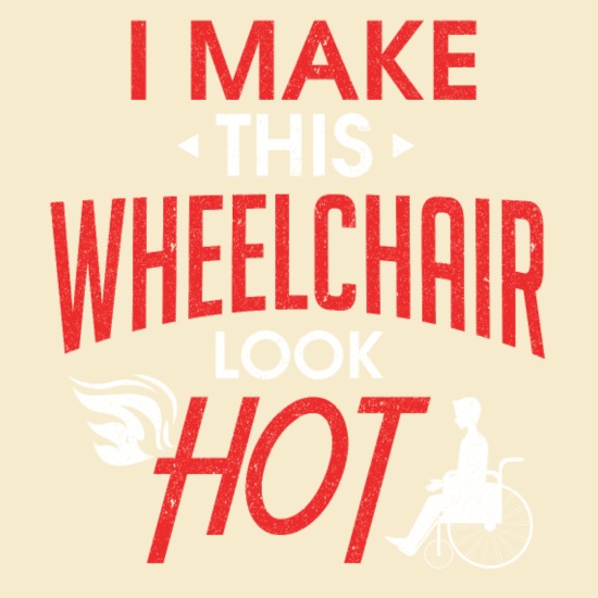 Oblea labios intercambiar Usuario de silla de ruedas discapacidad de regalo silla de ruedas' Bolsita  ecológica | Spreadshirt
