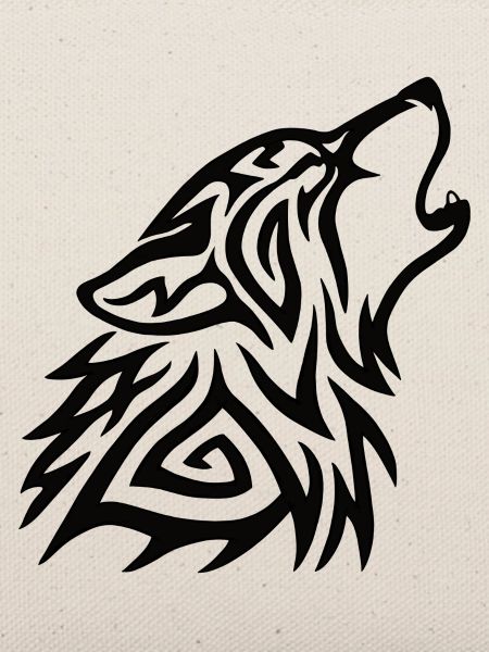 Stammeswolf heulen