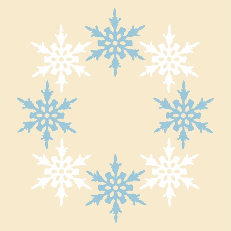 winter ring circle round pattern design cool cold sc