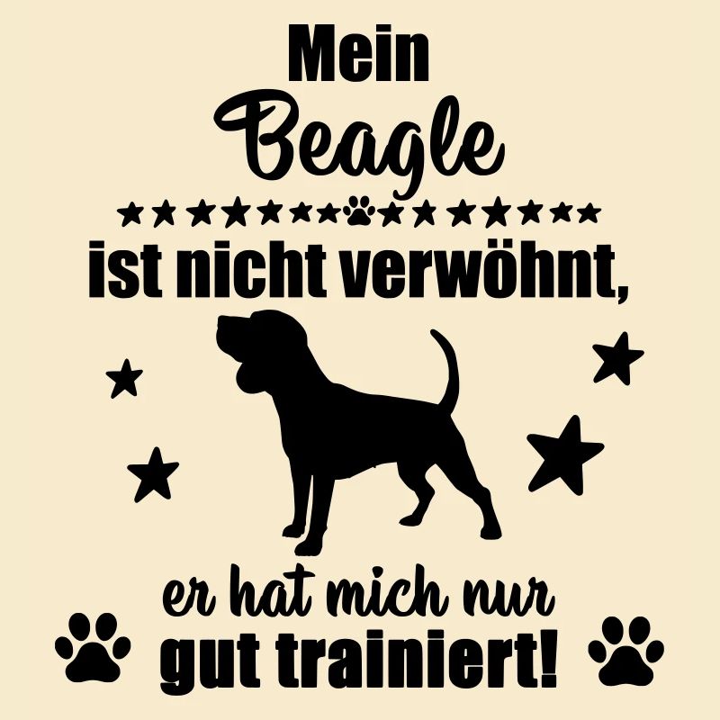 Beagle - witziges Statement!