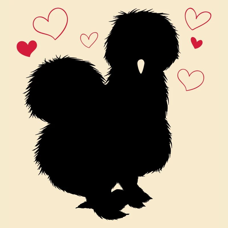 Silk hen