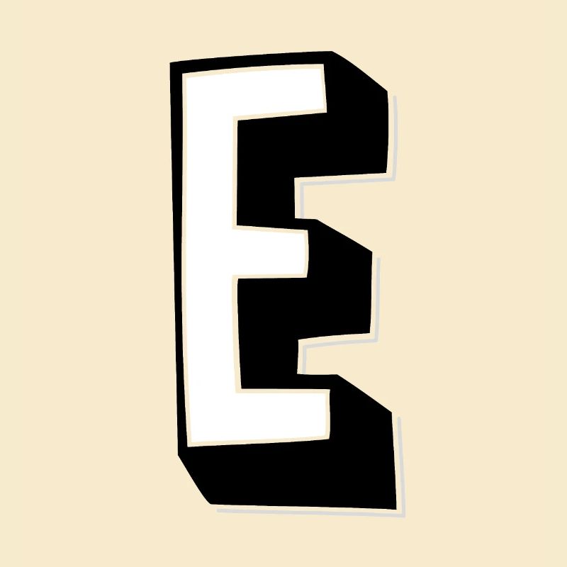 Lettre E - Alphabet E