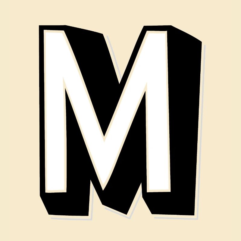 Buchstabe M - Alphabet M.