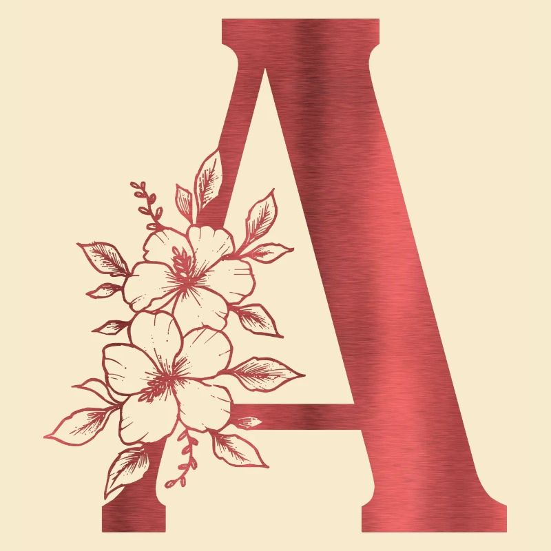 A Monogramm Buchstabe