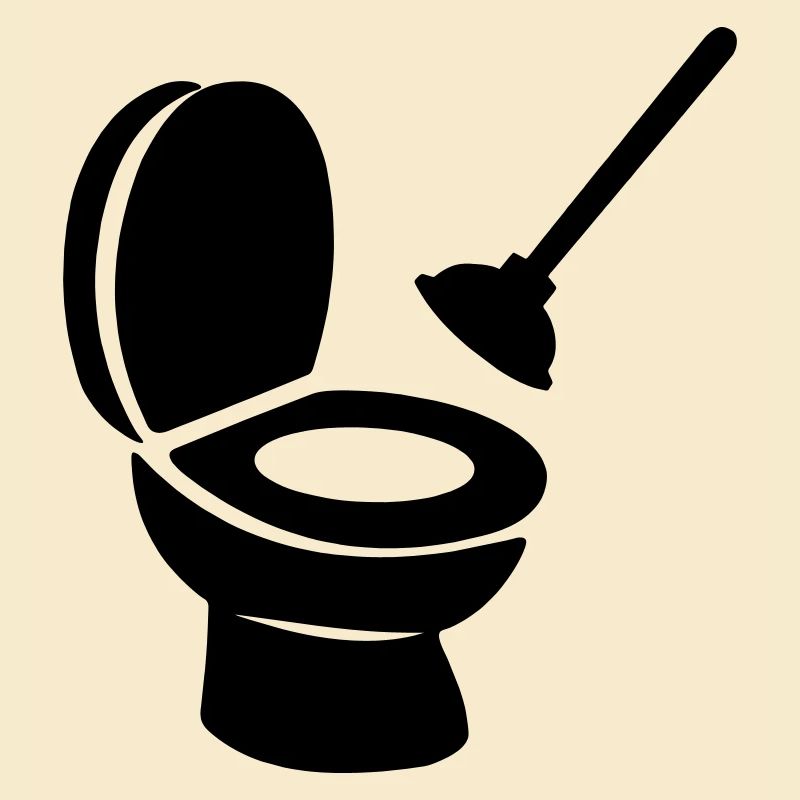 Toilette mit Entblocker