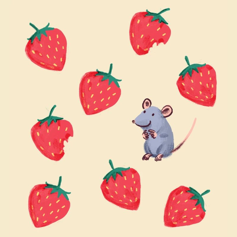 lecker Erdbeeren Mausi