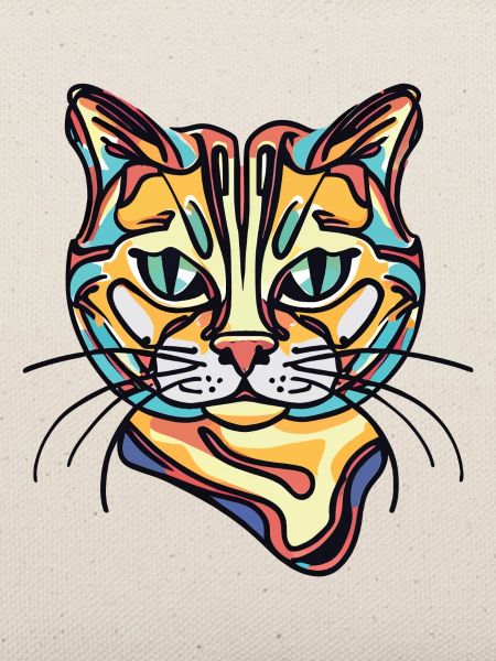 Bunte Katze