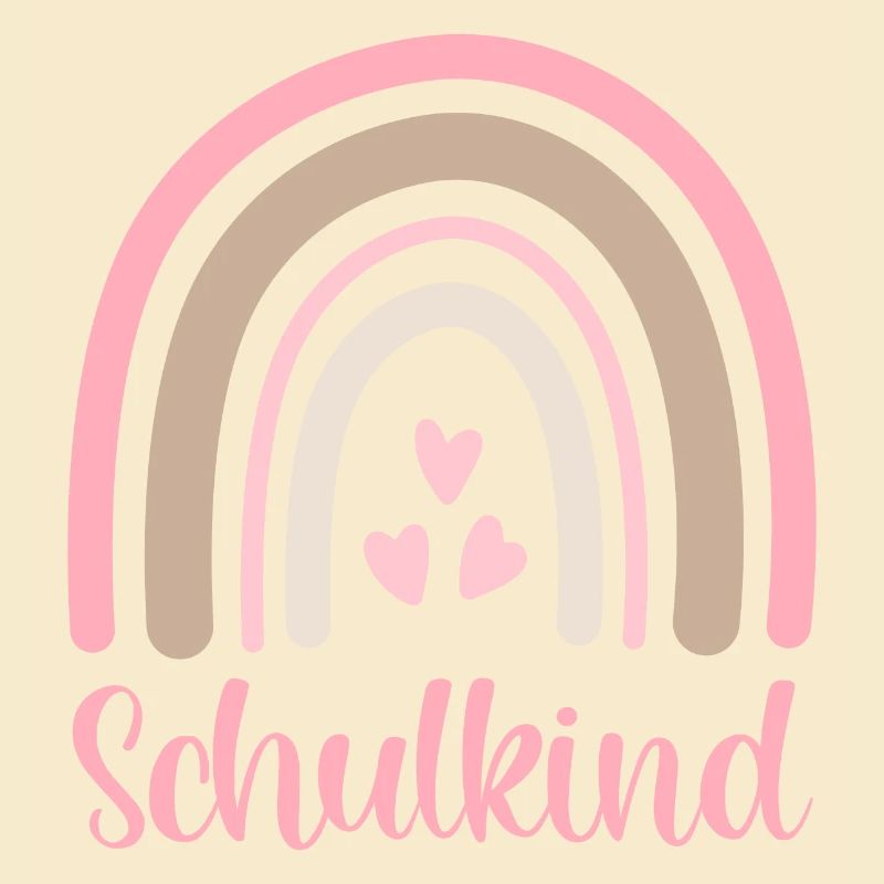 Schulkind Regenbogen Schulanfang Einschulung 2026