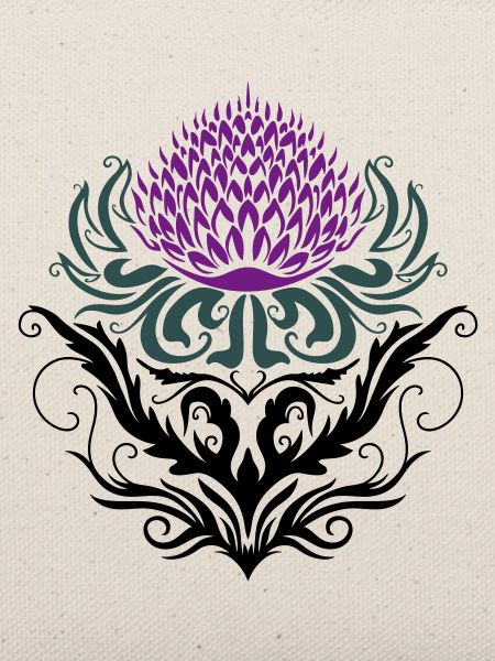 Distel lila Thistle