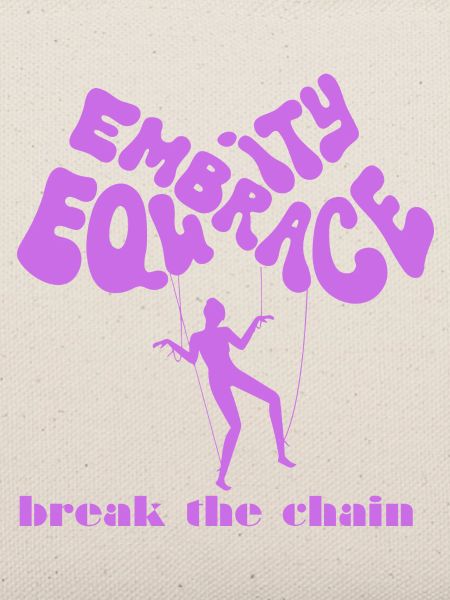 Empowerment Illustration mit Ballon-Slogan