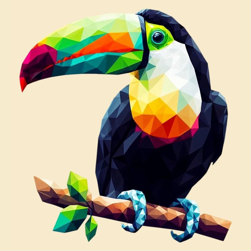 Polygonaler Tukan