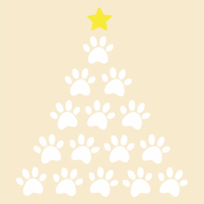 Weihnachtsbaum Pfote