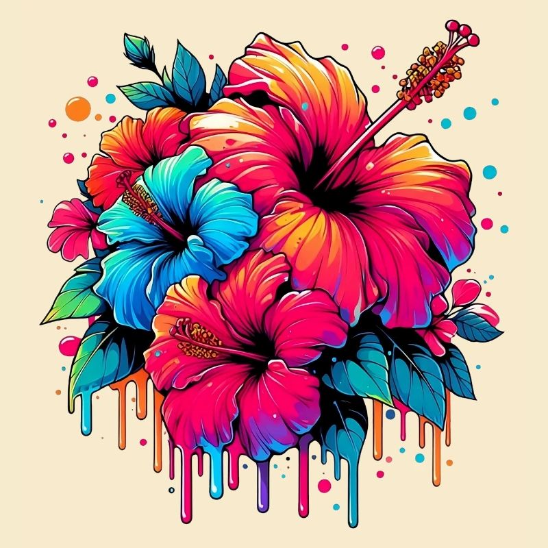 Fleurs d’hibiscus