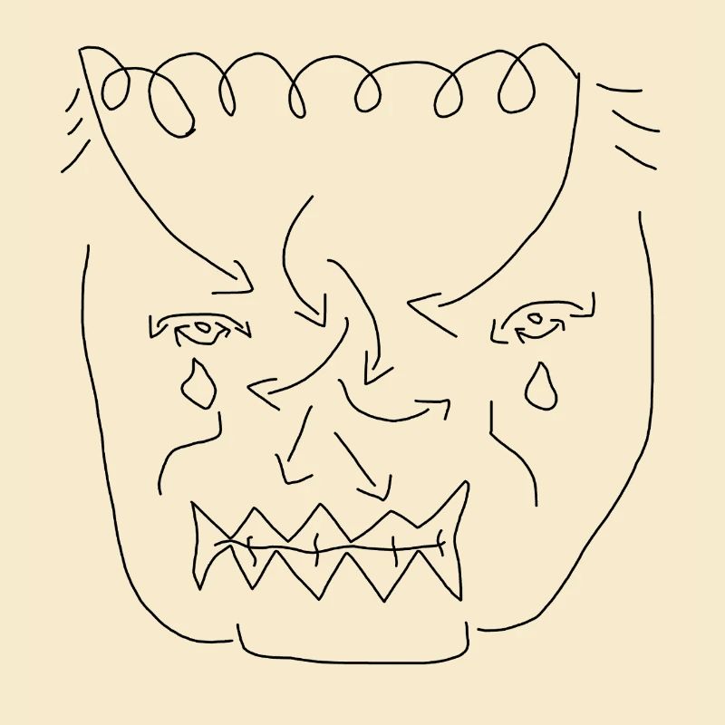 Lustiges Gesicht