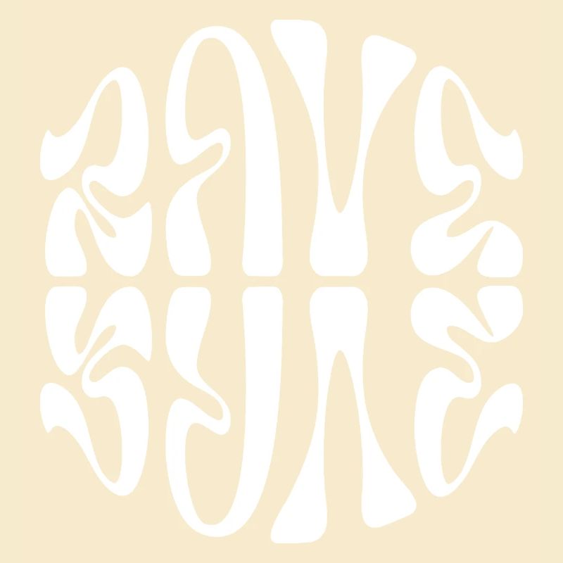 Rave typografisches Musikdesign