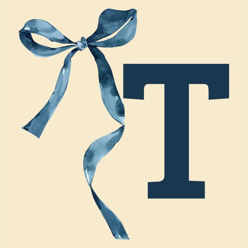 Monogram t gift idea