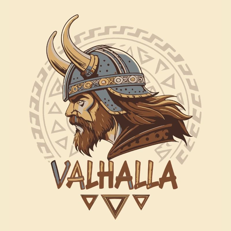 Wikinger Walhalla Runenhelm