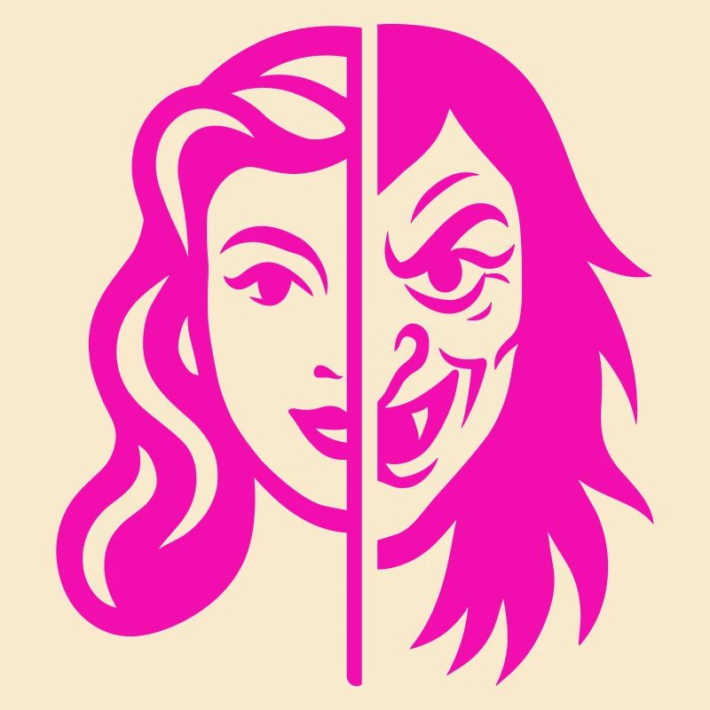 Split Face Contrast