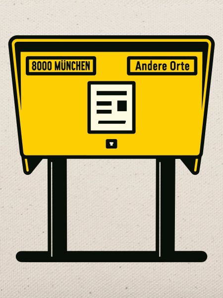 Munich Yellow Mailbox