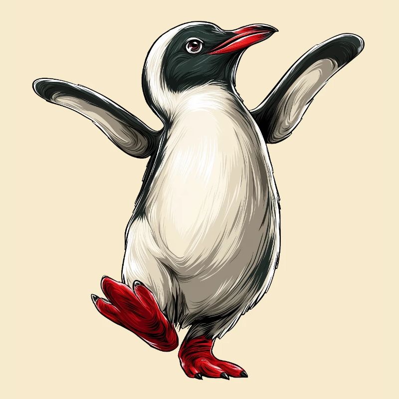 fröhlicher Pinguin :)