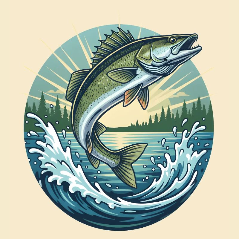 Springender Zander