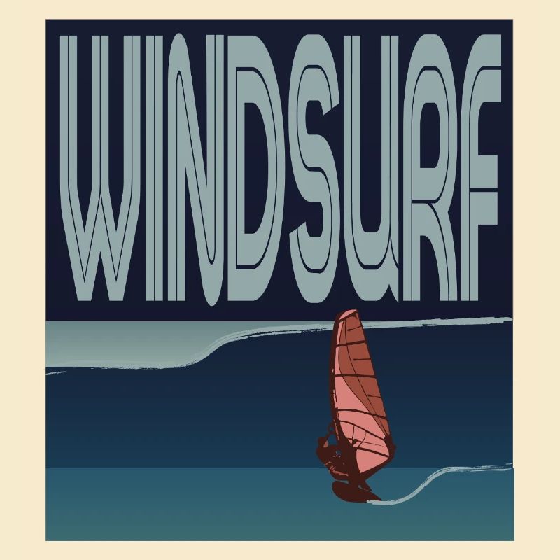 Windsurfer in Welle 