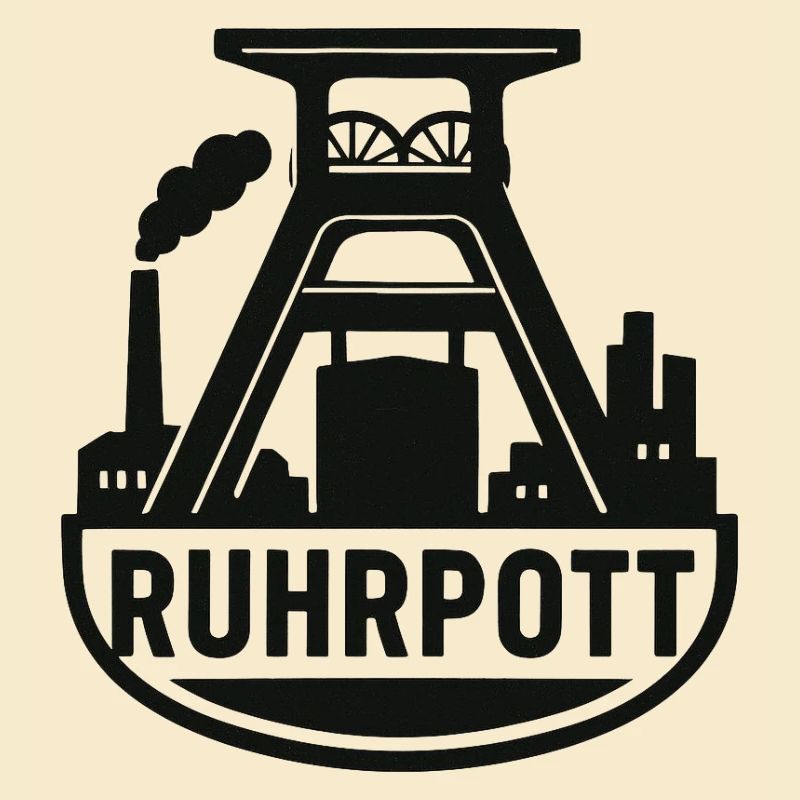 Silhouette industrielle de Ruhrpott