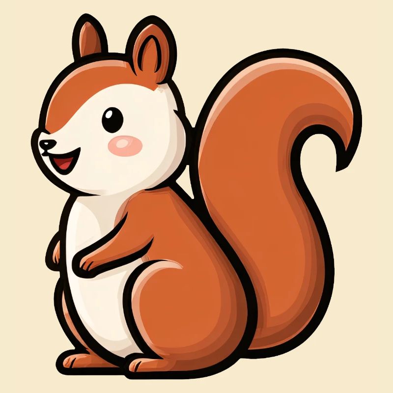 Verspielter Eichhörnchen-Charme