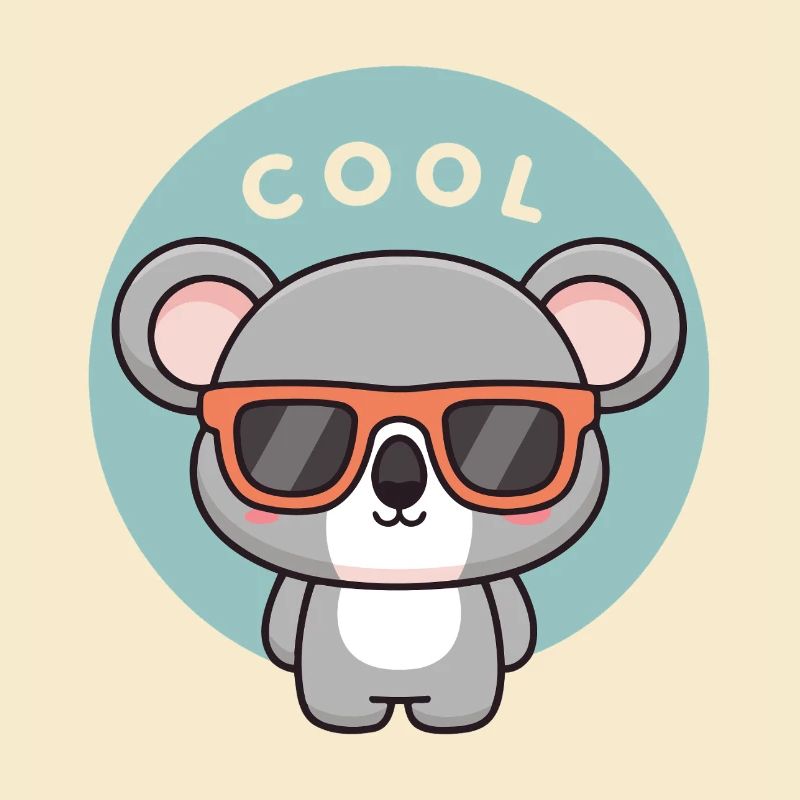 Koala Coole Bunte Gläser