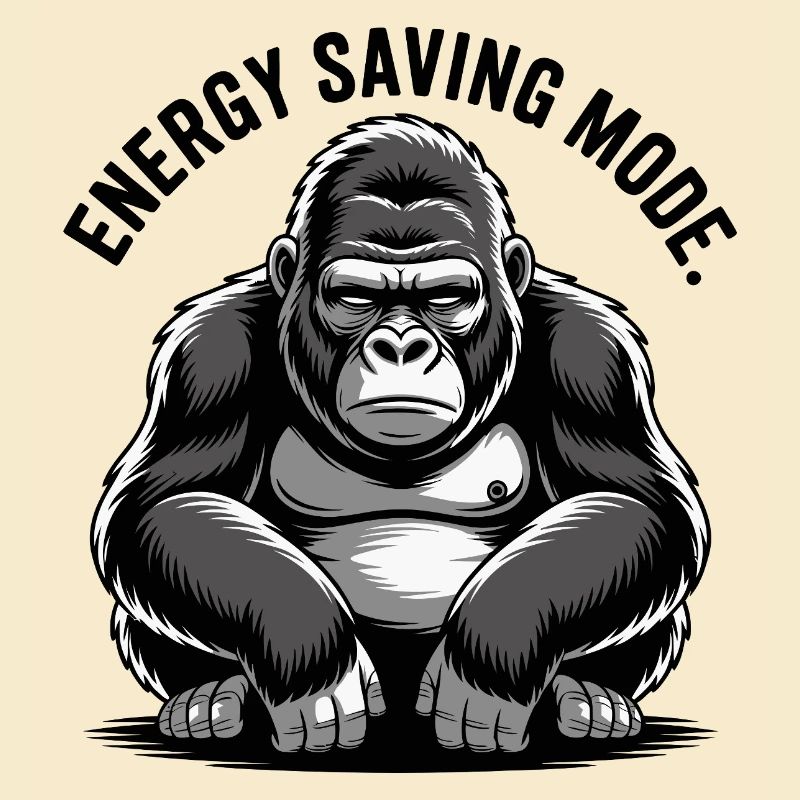 Gorilla-Energiesparmodus
