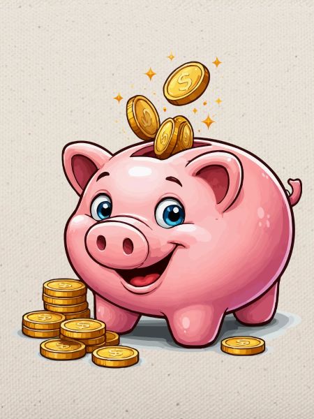 Sparschwein Glücksgold