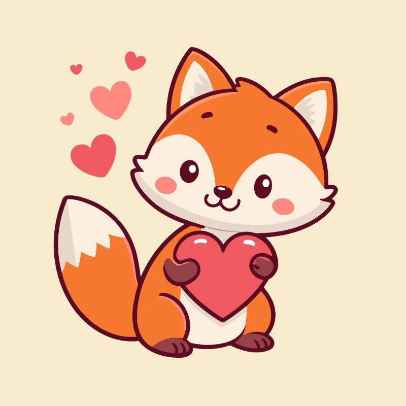 Fuchsherz Kawaii