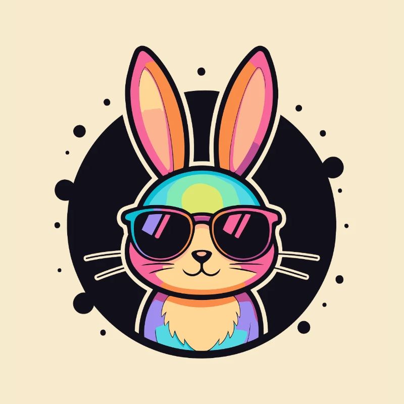 Regenbogenhase-Sonnenbrille