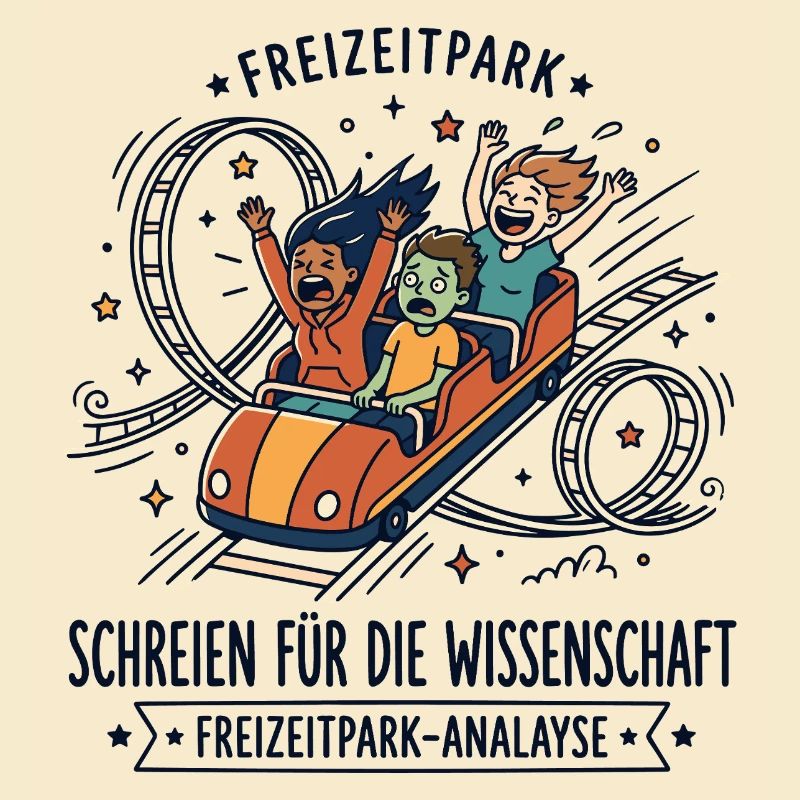 Freizeitpark Achterbahn Humor