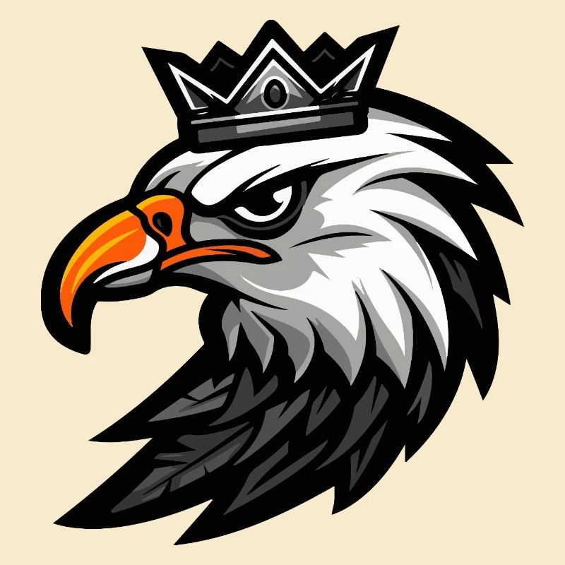 Adler Kopf Krone