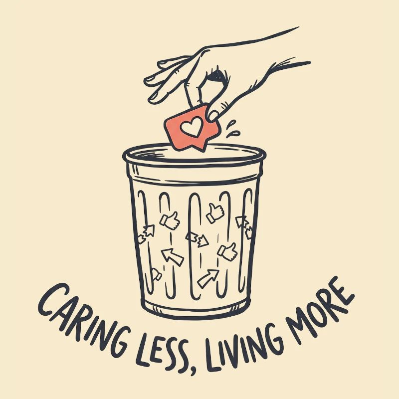 Caring Less Living More
