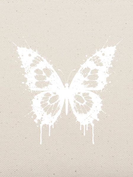 Schmetterling in Spritzern