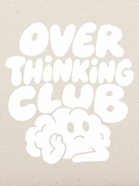 Overthinking Club – Nachdenkliche Wolke