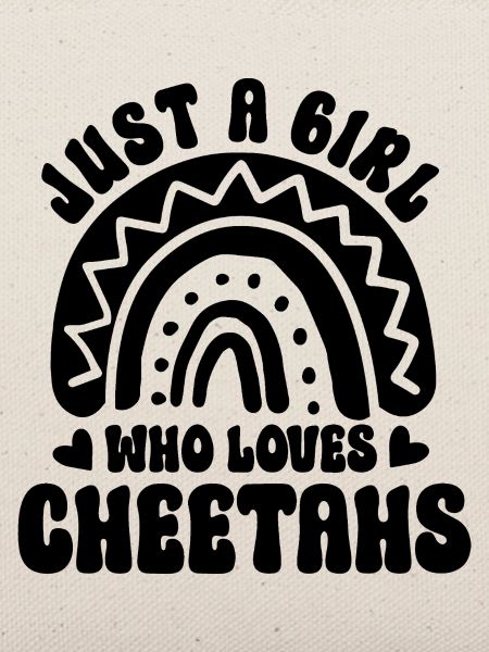 Gepard Spruch Boho-Style