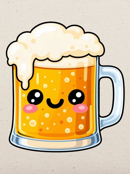 Kawaii Bierkrug Jubel