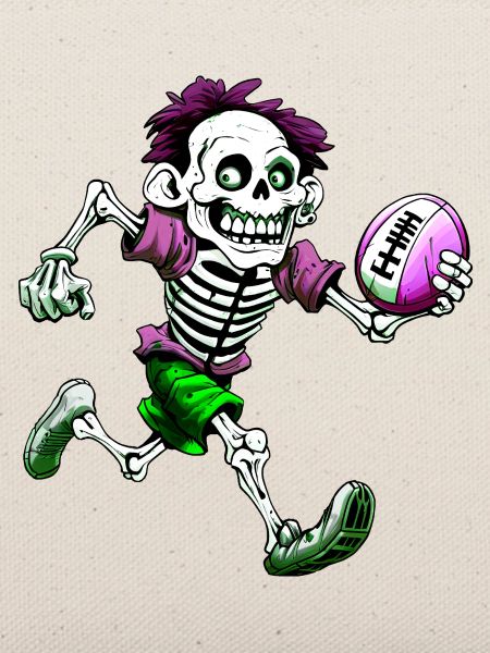Skelett Rugby