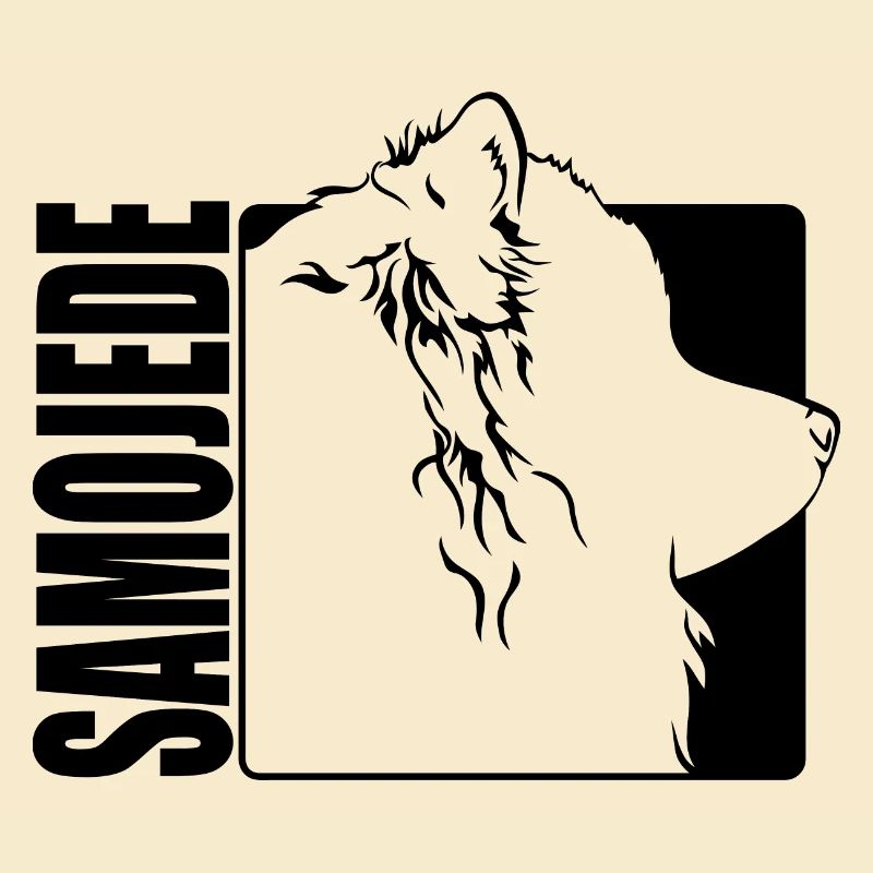 Samojede Profil Hunde Hund Wilsigns