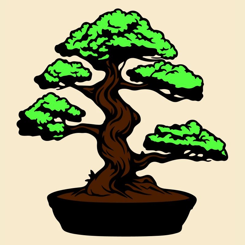 Baum Bonsai Symbol