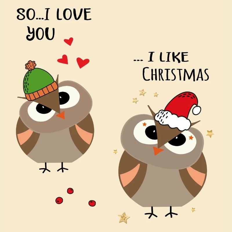 Christmas Eulen