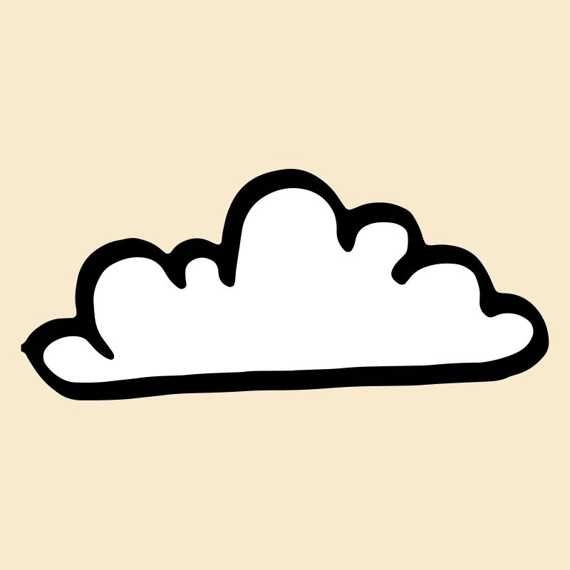 Cloud at the sky - vector