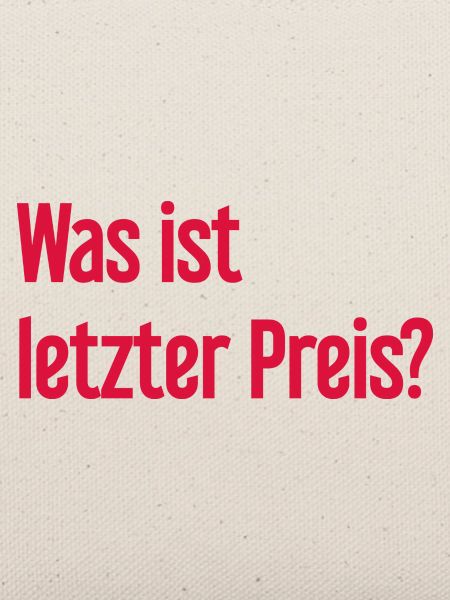 Was ist letzter Preis?