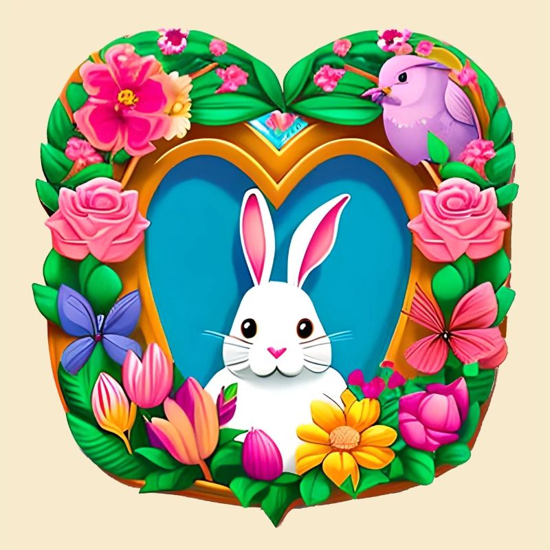 Lapin de Pâques Bluem