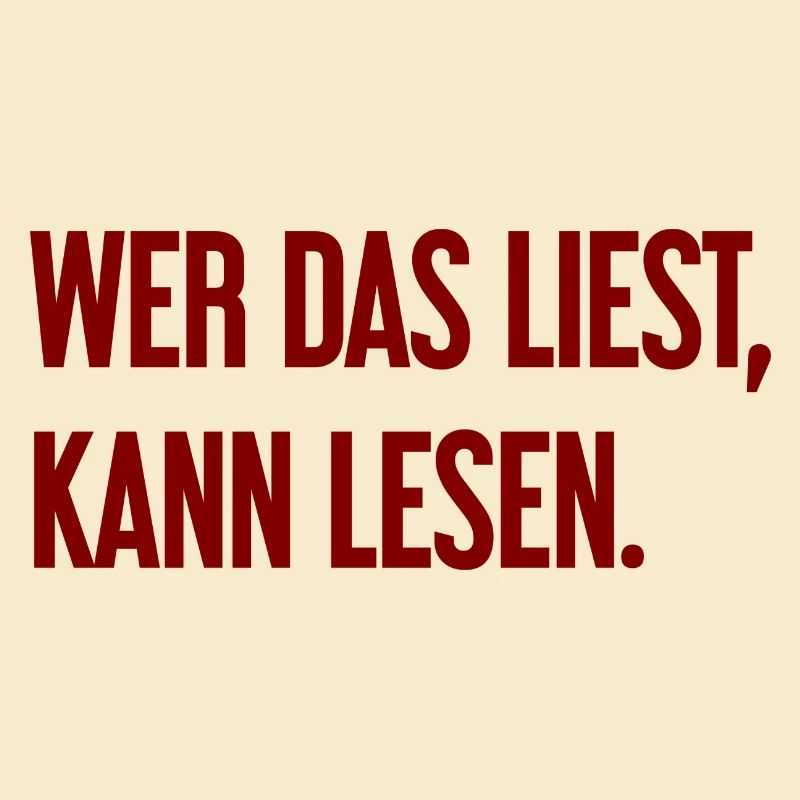 If you read this, you can read.